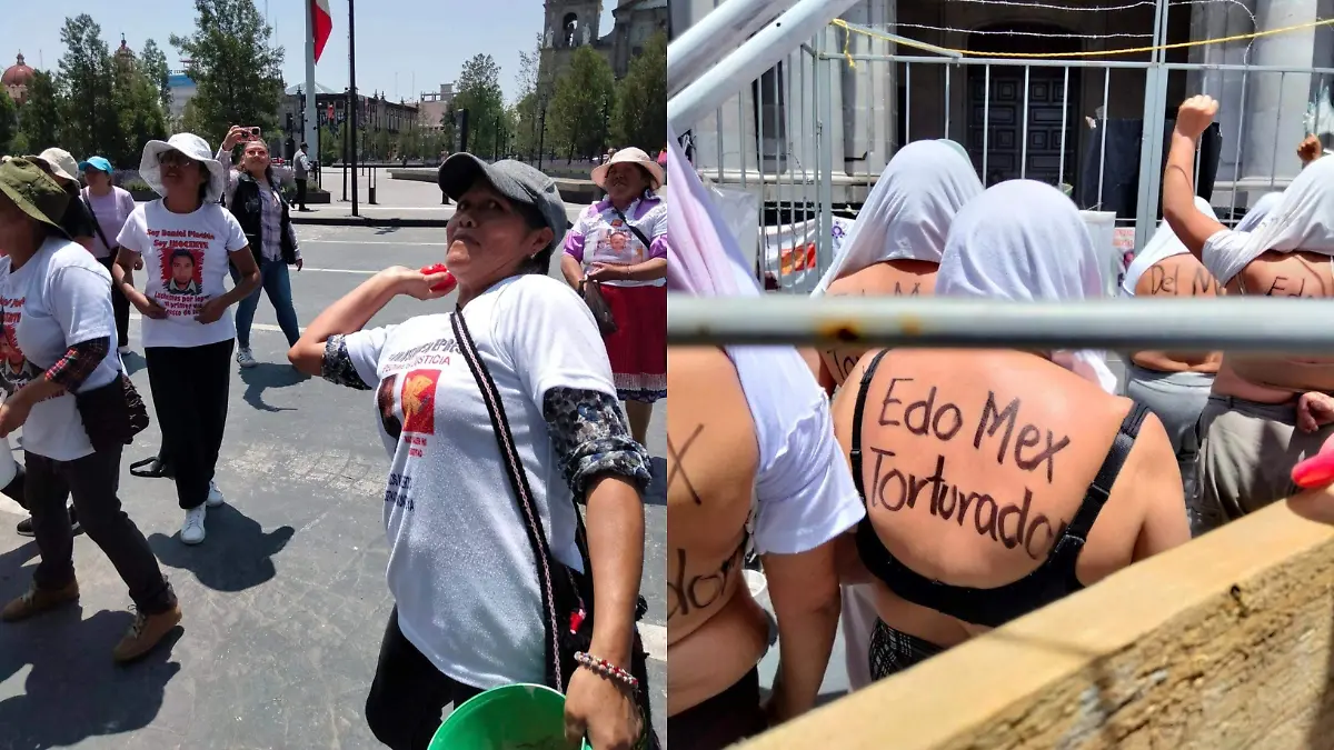 Protestas por derechos humanos en el Edomex